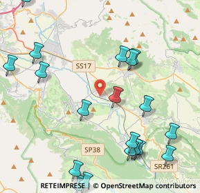 Mappa Via San Lorenzo, 67020 Fossa AQ, Italia (5.83)