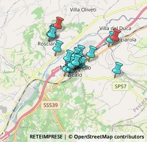 Mappa Via Rosa Luxemburg, 65025 Manoppello PE, Italia (1.096)