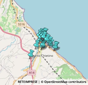 Mappa Via Cavour, 66038 Marina di San Vito CH, Italia (0.6665)