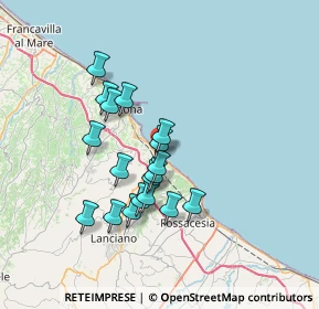 Mappa Via Cavour, 66038 Marina di San Vito CH, Italia (6.24278)