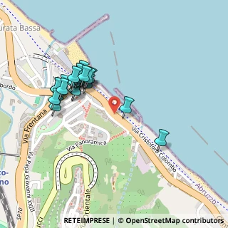 Mappa Via Cavour, 66038 Marina di San Vito CH, Italia (0.228)