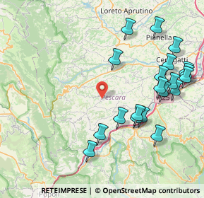 Mappa Via Scarciabue, 65020 Cugnoli PE, Italia (9.788)