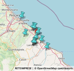 Mappa Via Frentana, 66038 San Vito Chietino CH, Italia (8.84154)