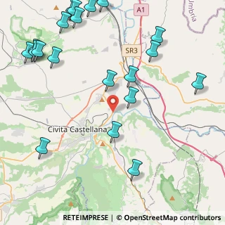 Mappa SS 3 km 57, 01033 Civita Castellana VT (6.1055)