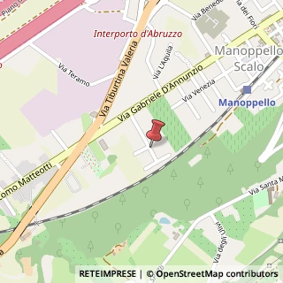 Mappa Via Galileo Galilei, 11, 65024 Manoppello, Pescara (Abruzzo)