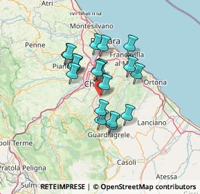 Mappa Via S. Chiara, 66011 Bucchianico CH, Italia (10.679)