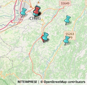 Mappa Via S. Chiara, 66011 Bucchianico CH, Italia (4.37786)