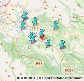 Mappa Via San Lorenzo 21 - Zona Artigianale, 67020 Fossa AQ, Italia (3.205)