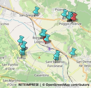 Mappa Via San Lorenzo 21 - Zona Artigianale, 67020 Fossa AQ, Italia (2.2415)