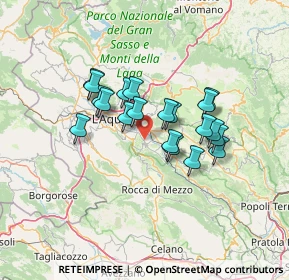 Mappa Via Monticchio, 67020 L'Aquila AQ, Italia (11.0255)