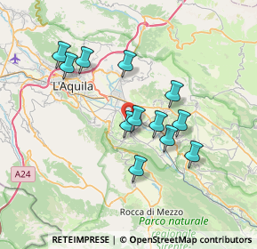 Mappa Via Monticchio, 67020 L'Aquila AQ, Italia (6.48333)