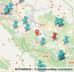 Mappa Via Monticchio, 67020 L'Aquila AQ, Italia (6.27)