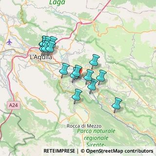Mappa Via Stazione di Fossa, 67026 Poggio Picenze AQ, Italia (6.745)