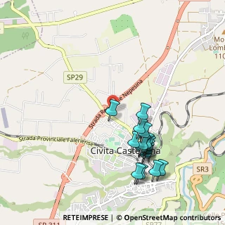 Mappa Via Corchiano, 01033 Civita Castellana VT, Italia (1.08412)