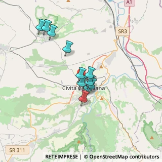 Mappa Via Corchiano, 01033 Civita Castellana VT, Italia (2.91545)