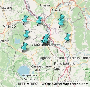 Mappa 01033 Civita Castellana VT, Italia (11.5925)