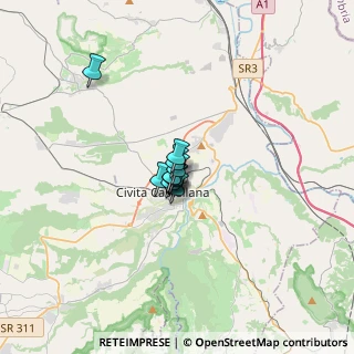 Mappa 01033 Civita Castellana VT, Italia (1.44455)