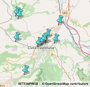 Mappa 01033 Civita Castellana VT, Italia (3.34909)