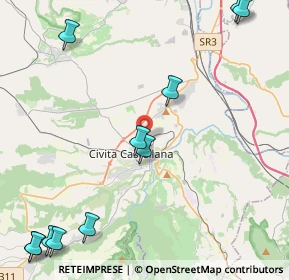 Mappa 01033 Civita Castellana VT, Italia (6.6675)