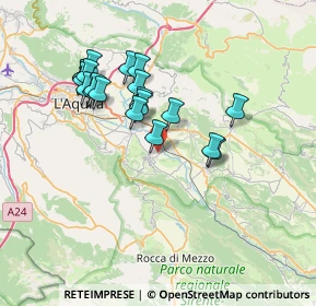 Mappa Via della Stazione, 67020 Fossa AQ, Italia (6.9565)