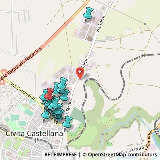 Mappa Via Terni, 01033 Civita Castellana VT, Italia (0.6245)