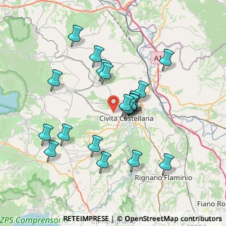 Mappa Via della Carraccia, 01033 Civita Castellana VT, Italia (7.2785)