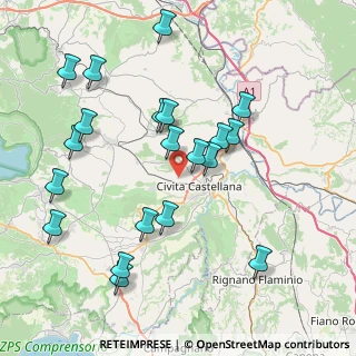 Mappa Via della Carraccia, 01033 Civita Castellana VT, Italia (8.891)