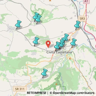 Mappa Via della Carraccia, 01033 Civita Castellana VT, Italia (3.94083)