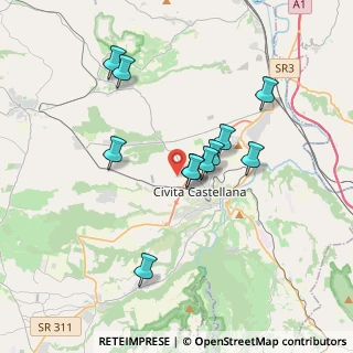 Mappa Via Primo Levi, 01033 Civita Castellana VT, Italia (3.34)