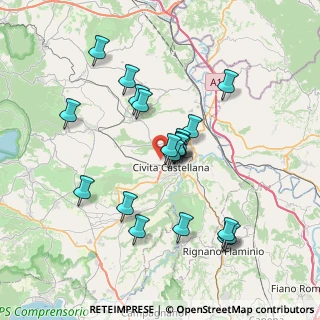 Mappa Via Primo Levi, 01033 Civita Castellana VT, Italia (7.0985)