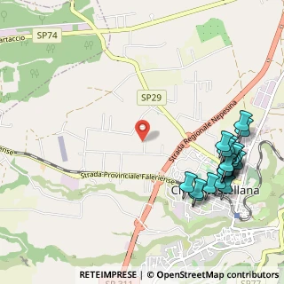 Mappa Via Primo Levi, 01033 Civita Castellana VT, Italia (1.412)