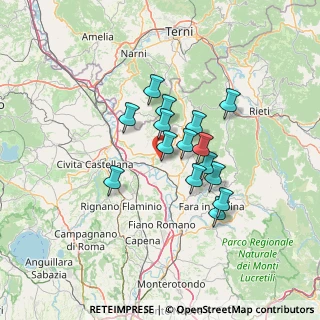Mappa Via della Croce, 02044 Forano RI, Italia (10.71133)
