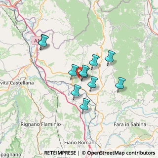 Mappa Via della Croce, 02044 Forano RI, Italia (5.66818)