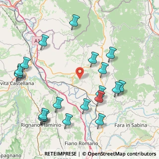 Mappa Via della Croce, 02044 Forano RI, Italia (10.4365)