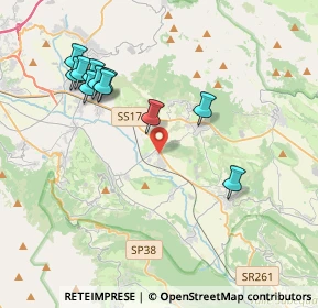 Mappa Zona Ind.le Loc. Varranoni, 67020 Fossa AQ, Italia (4.23727)