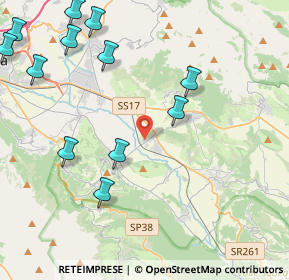 Mappa Villaggio san Lorenzo, 67020 Fossa AQ, Italia (5.63417)