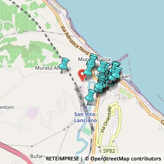 Mappa Via Trasbordo, 66038 Marina di San Vito CH, Italia (0.32069)