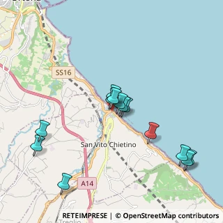 Mappa Via Nazionale Adriatica, 66038 Marina di San Vito CH, Italia (1.96769)
