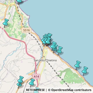 Mappa Via Nazionale Adriatica, 66038 Marina di San Vito CH, Italia (2.3205)