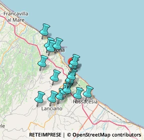 Mappa Strada Statale 16 Adriatica, 66038 Marina di San Vito CH, Italia (6.215)