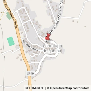 Mappa Corso del Popolo, 3, 02040 Cantalupo in Sabina, Rieti (Lazio)