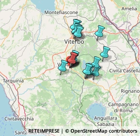 Mappa Via delle Fortezze, 01019 Vetralla VT, Italia (9.23579)