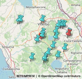Mappa Via delle Fortezze, 01019 Vetralla VT, Italia (15.2525)