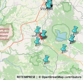 Mappa Via delle Fortezze, 01019 Vetralla VT, Italia (10.023)