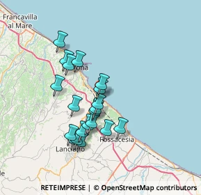 Mappa San Vito Chietino, 66038 Marina di San Vito CH, Italia (6.4975)