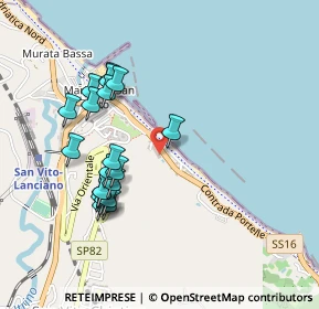 Mappa San Vito Chietino, 66038 Marina di San Vito CH, Italia (0.4875)