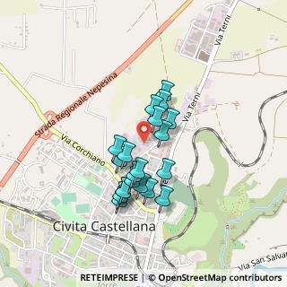 Mappa Via Filippo Tommaso Marinetti, 01033 Civita Castellana VT, Italia (0.361)