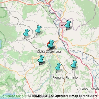 Mappa Via Filippo Tommaso Marinetti, 01033 Civita Castellana VT, Italia (6.43167)