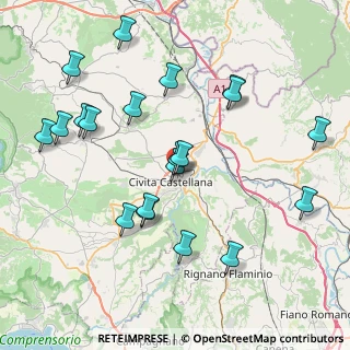 Mappa Via Donatello, 01033 Civita Castellana VT, Italia (9.03)