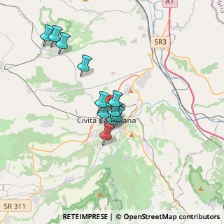 Mappa Via Donatello, 01033 Civita Castellana VT, Italia (3.06636)